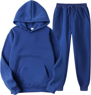 2 Piece Outfits for Women, Womens Sweatshirts Oversized Long Sleeve Hoodie Pullover Tracksuit Jogger Sweatsuits with Pockets
