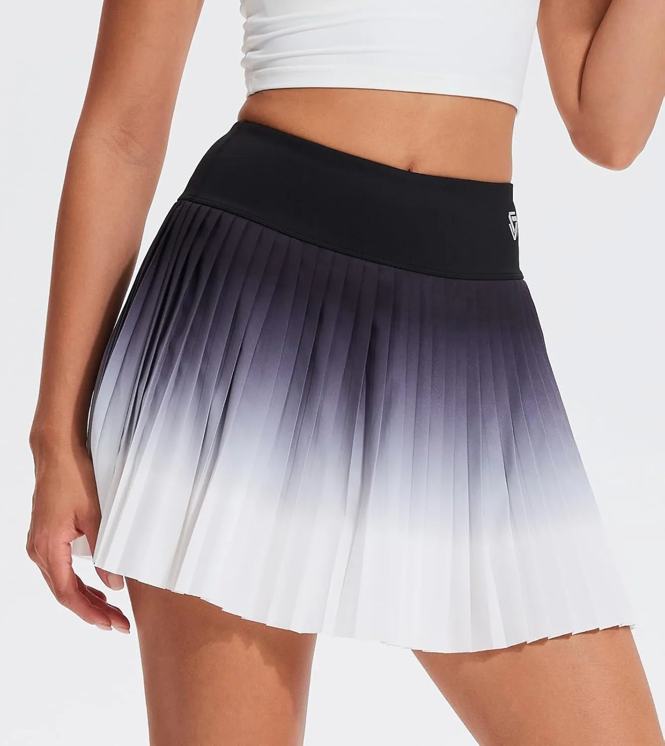 AFZ Women Pleated Tennis Skirt with Shorts Stretchy High Waisted Pickleball Skirts Lightweight Athletic Golf Skorts