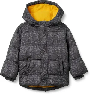 Amazon Essentials Babies, Toddlers, and Boys' Heavyweight Hooded Puffer Jacket