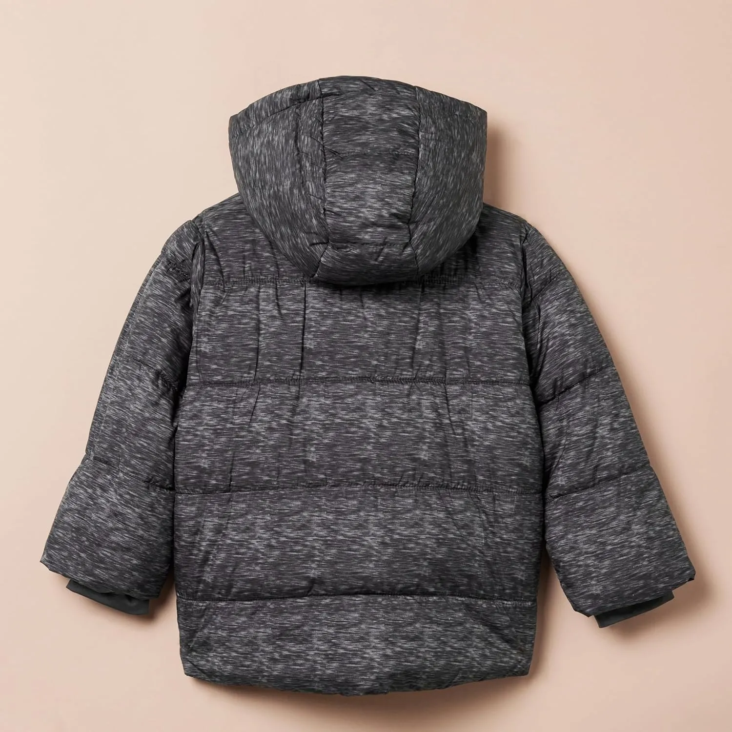 Amazon Essentials Babies, Toddlers, and Boys' Heavyweight Hooded Puffer Jacket