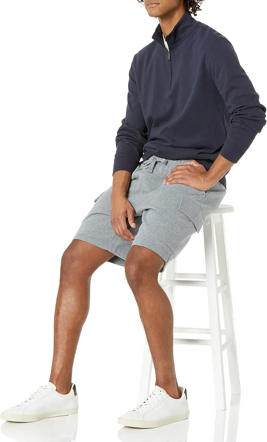 Amazon Essentials Men's Fleece Cargo Short