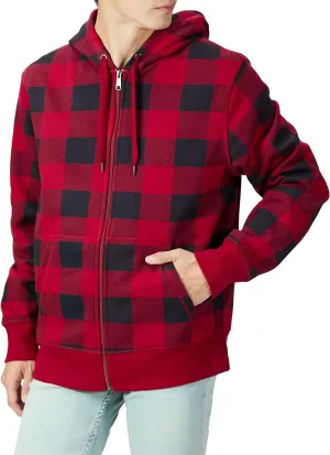 Amazon Essentials Men's Full-Zip Fleece Hoodie (Available in Big & Tall)
