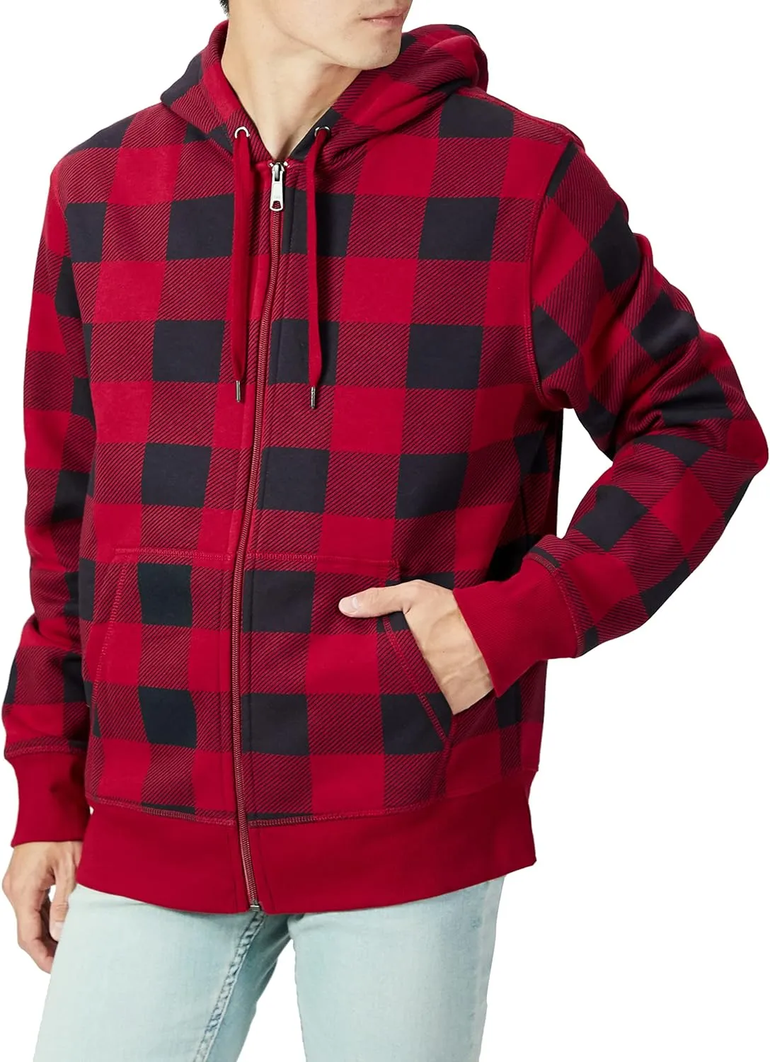 Amazon Essentials Men's Full-Zip Fleece Hoodie (Available in Big & Tall)