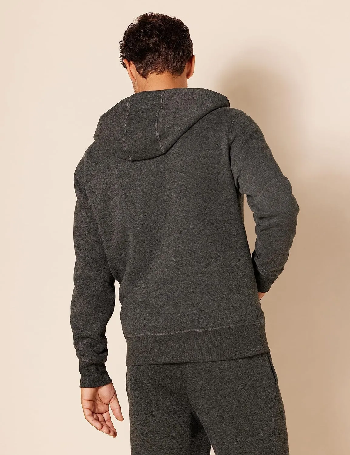 Amazon Essentials Men's Full-Zip Fleece Hoodie (Available in Big & Tall)