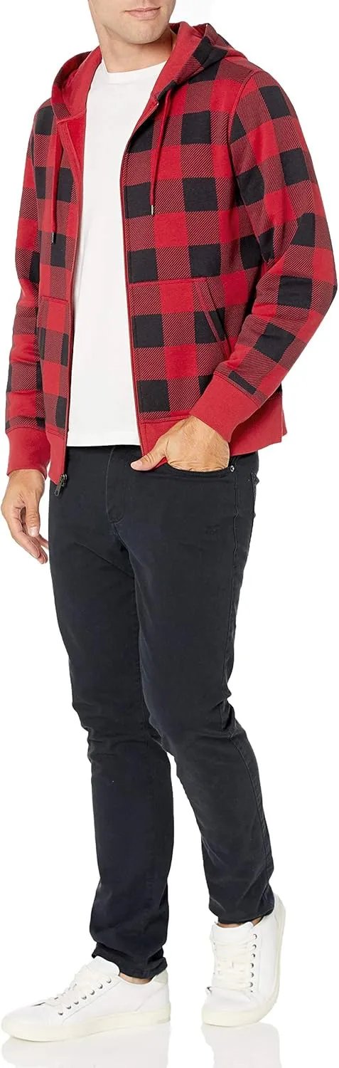 Amazon Essentials Men's Full-Zip Fleece Hoodie (Available in Big & Tall)