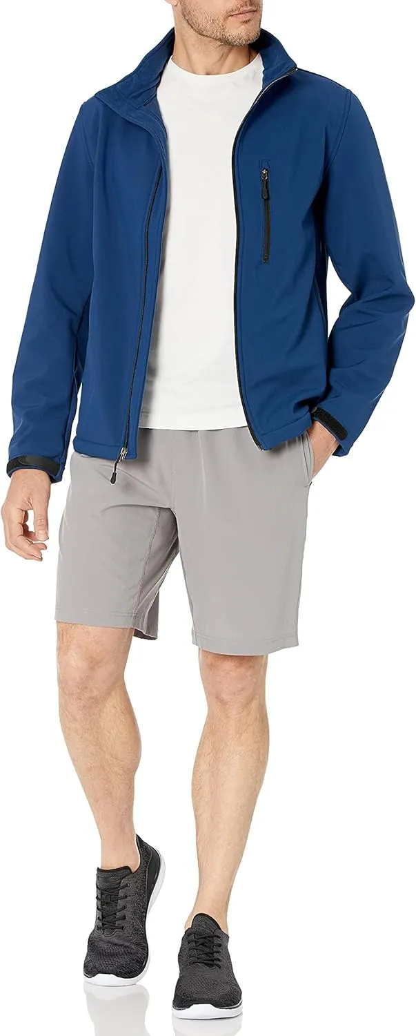 Amazon Essentials Men's Water-Resistant Softshell Jacket