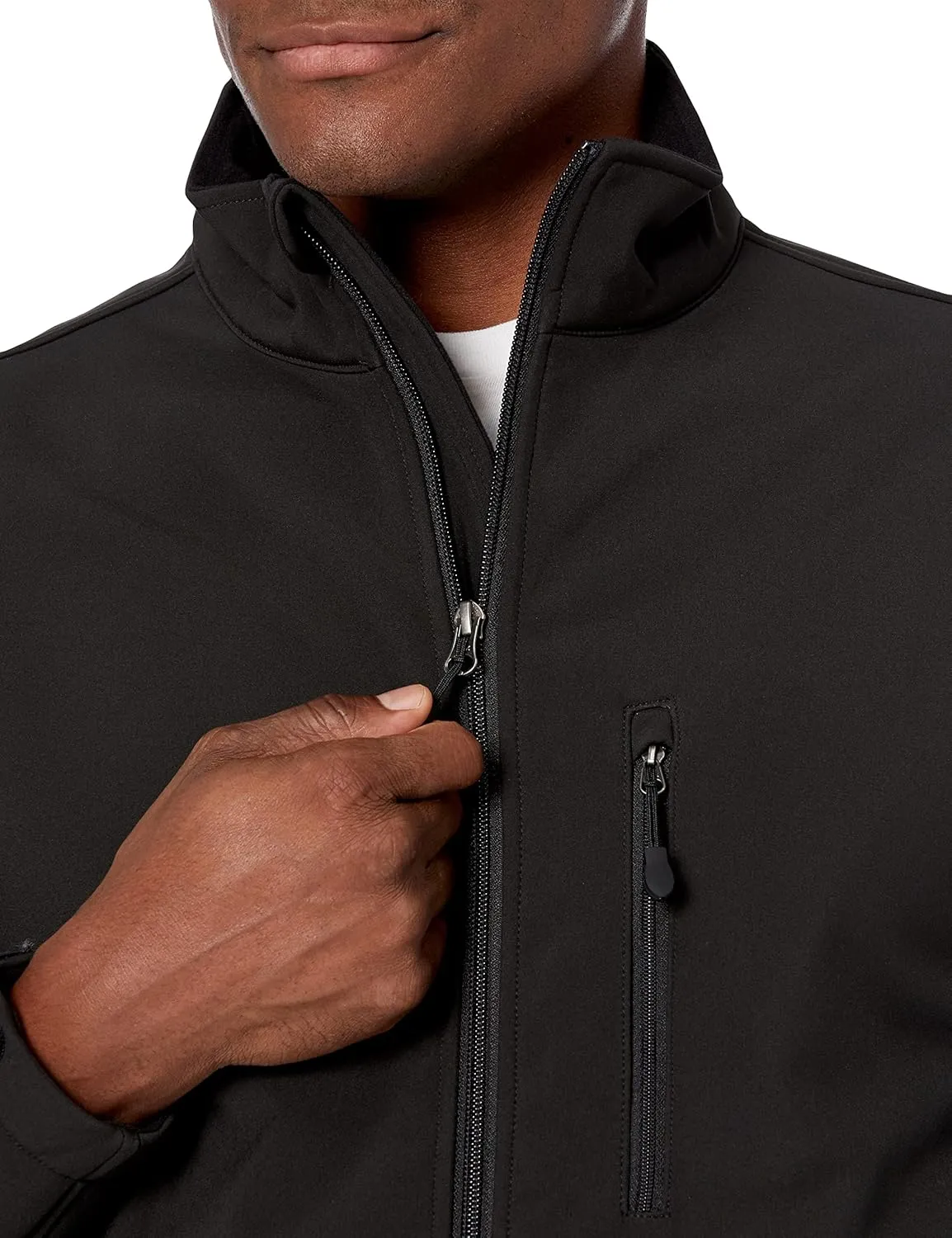 Amazon Essentials Men's Water-Resistant Softshell Jacket