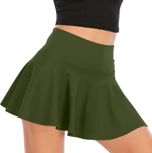 Athletic Skirts Women Mini Short Shorts Workout Gym Sports Running Skirt Trending Smooth Flowy Tennis Skirt