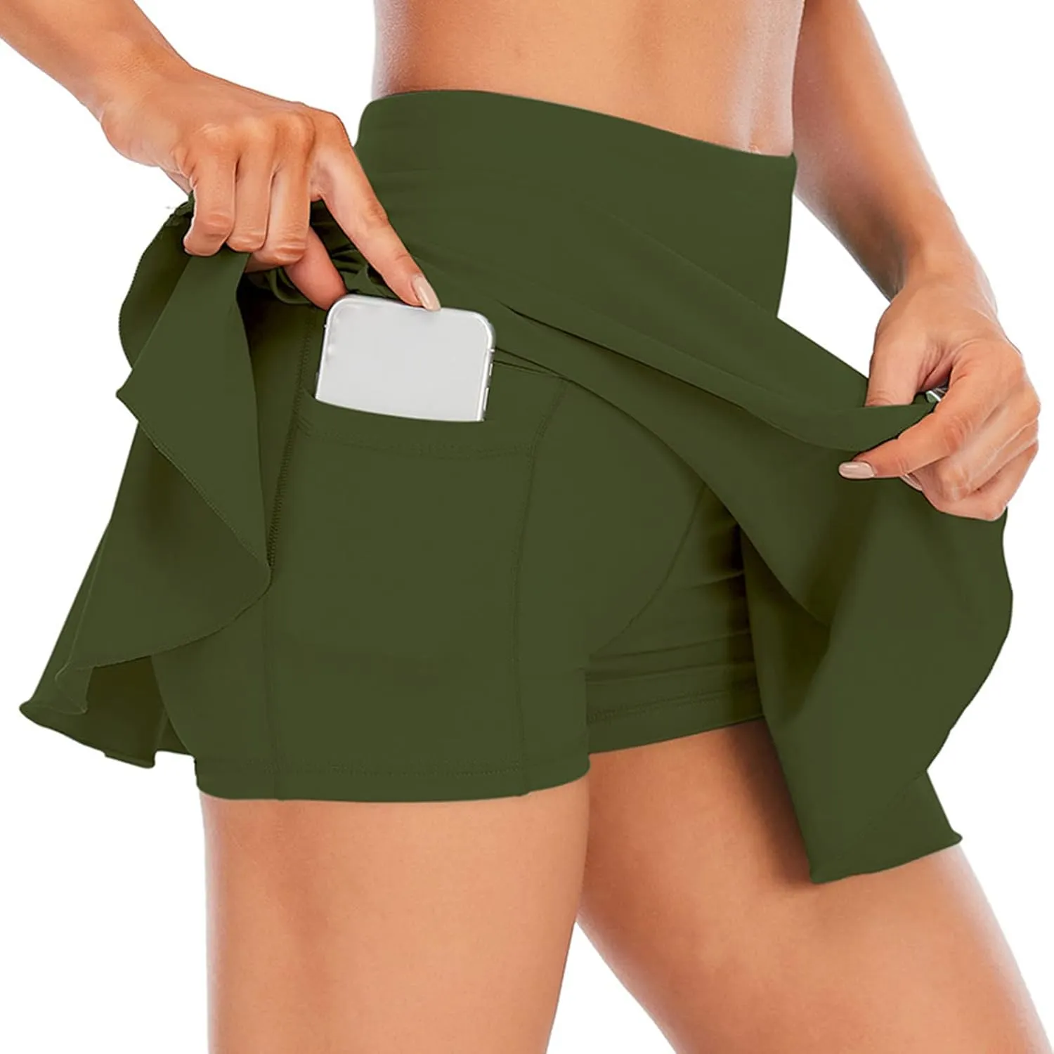 Athletic Skirts Women Mini Short Shorts Workout Gym Sports Running Skirt Trending Smooth Flowy Tennis Skirt