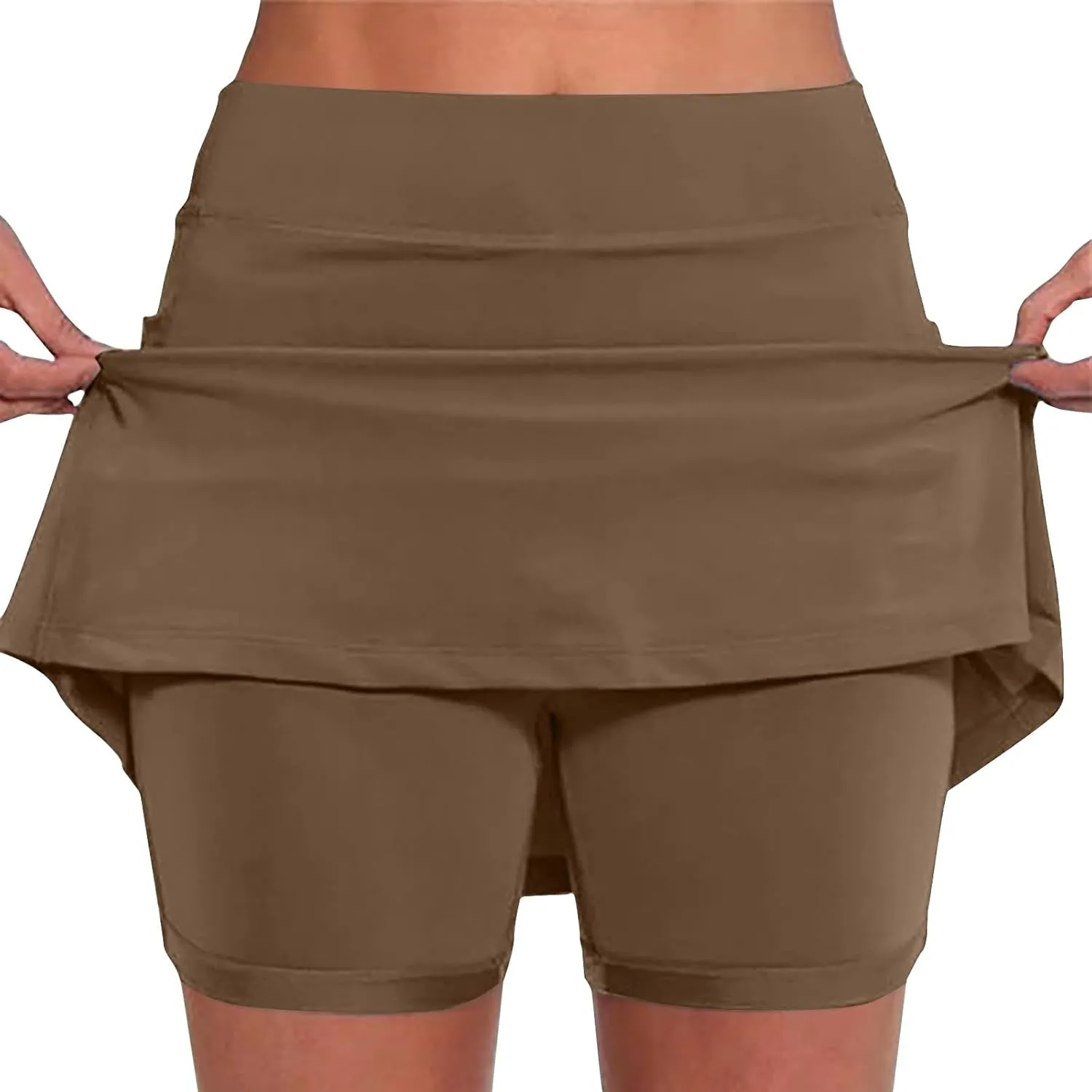 Athletic Skorts for Women Summer Skorts Casual Tennis Skirt Golf Skirts Plus Size Skort Running Shorts with Pocket