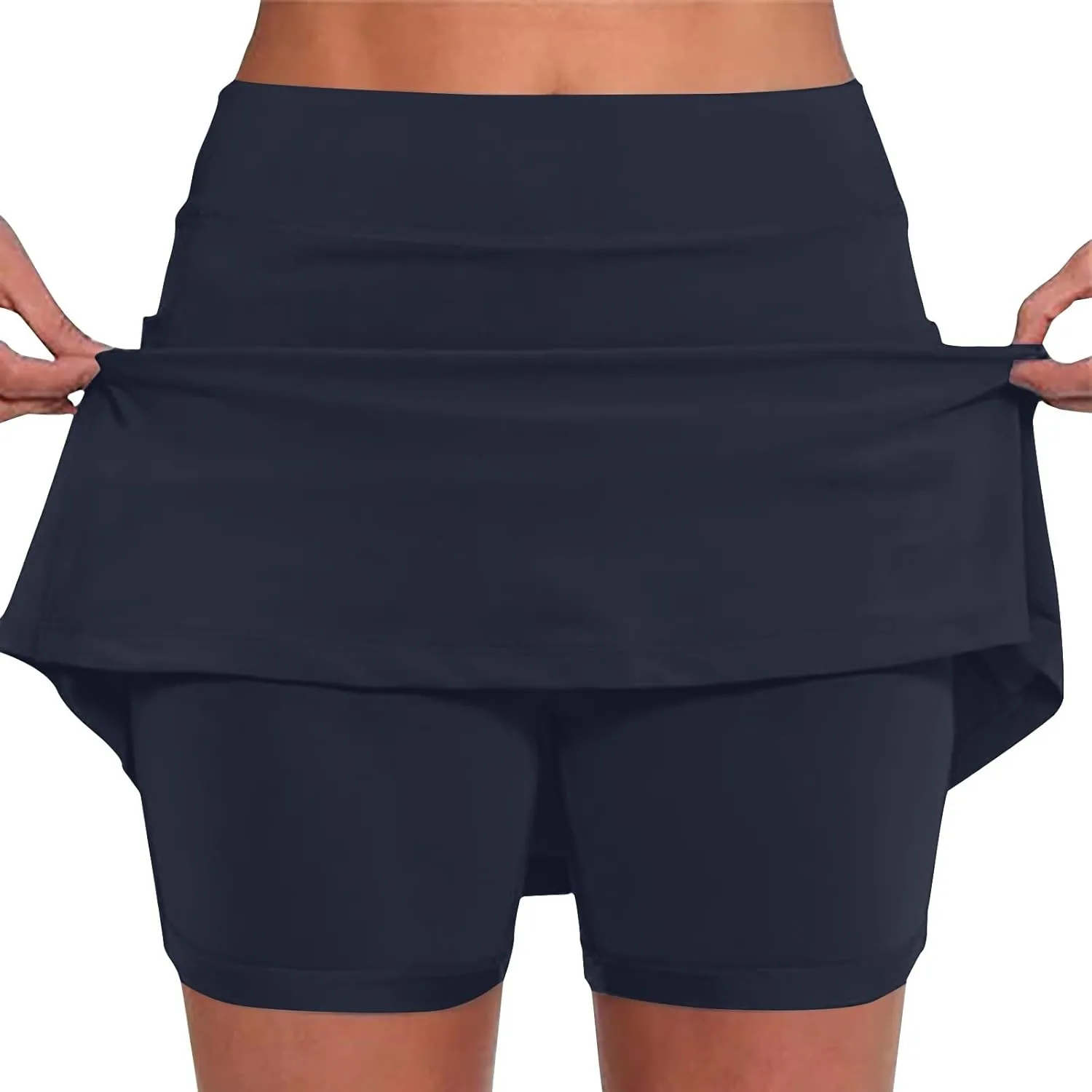 Athletic Skorts for Women Summer Skorts Casual Tennis Skirt Golf Skirts Plus Size Skort Running Shorts with Pocket