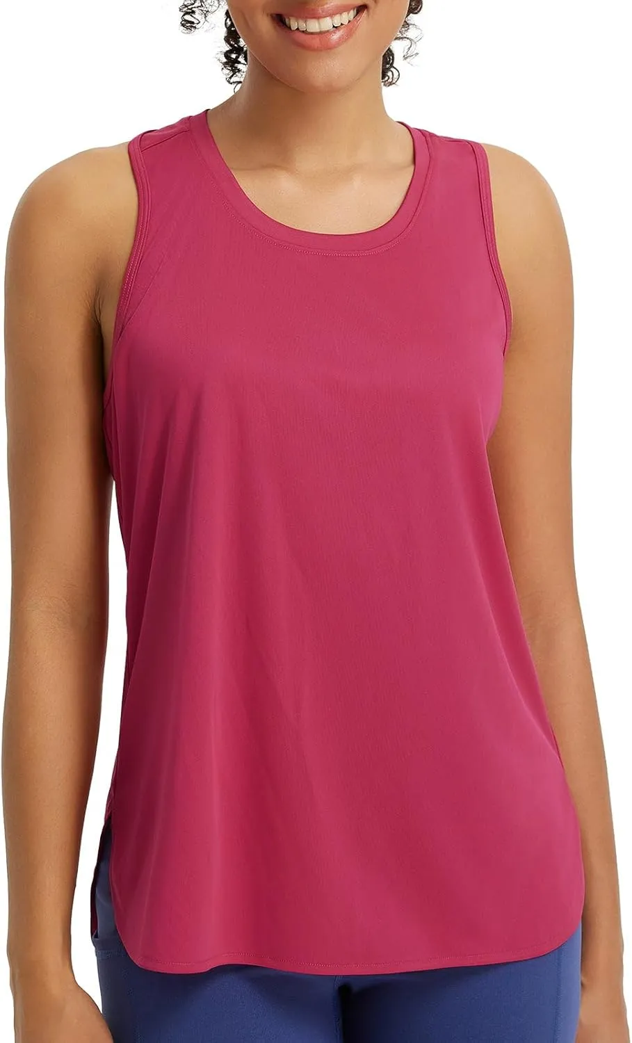 baleaf Womens Tank Tops Running Cross Open Back Top Sleeveless Racerback Gym Workout Athletic Quick Dry Tennis UPF 50 