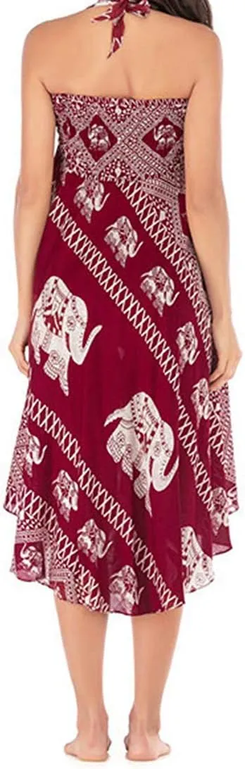 Banjamath Women's Long Bohemian Style Gypsy Boho Hippie Skirt