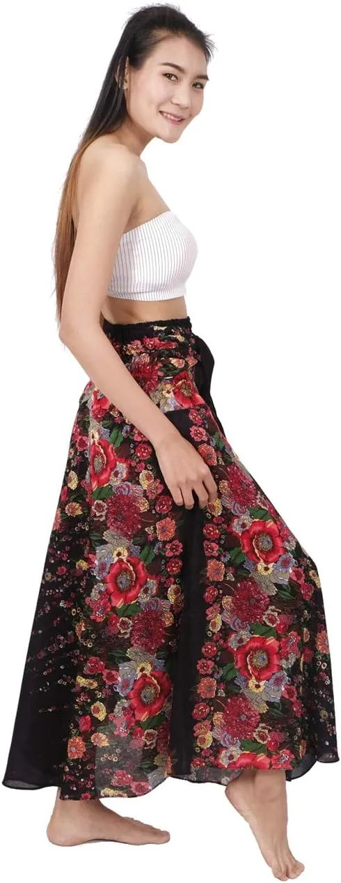 Banjamath Women's Long Bohemian Style Gypsy Boho Hippie Skirt