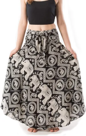 Banjamath Women's Long Bohemian Style Gypsy Boho Hippie Skirt