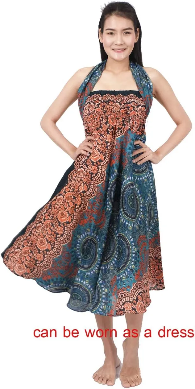 Banjamath Women's Long Bohemian Style Gypsy Boho Hippie Skirt