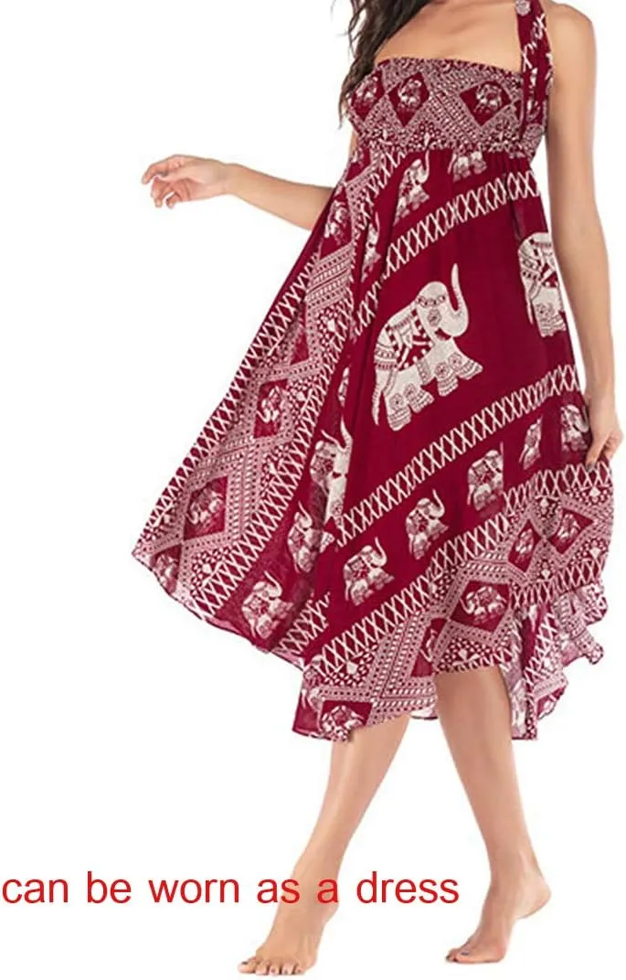 Banjamath Women's Long Bohemian Style Gypsy Boho Hippie Skirt