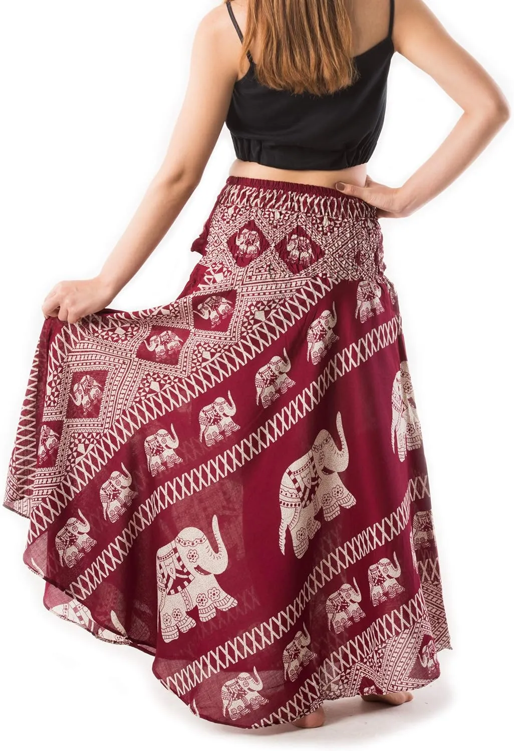 Banjamath Women's Long Bohemian Style Gypsy Boho Hippie Skirt