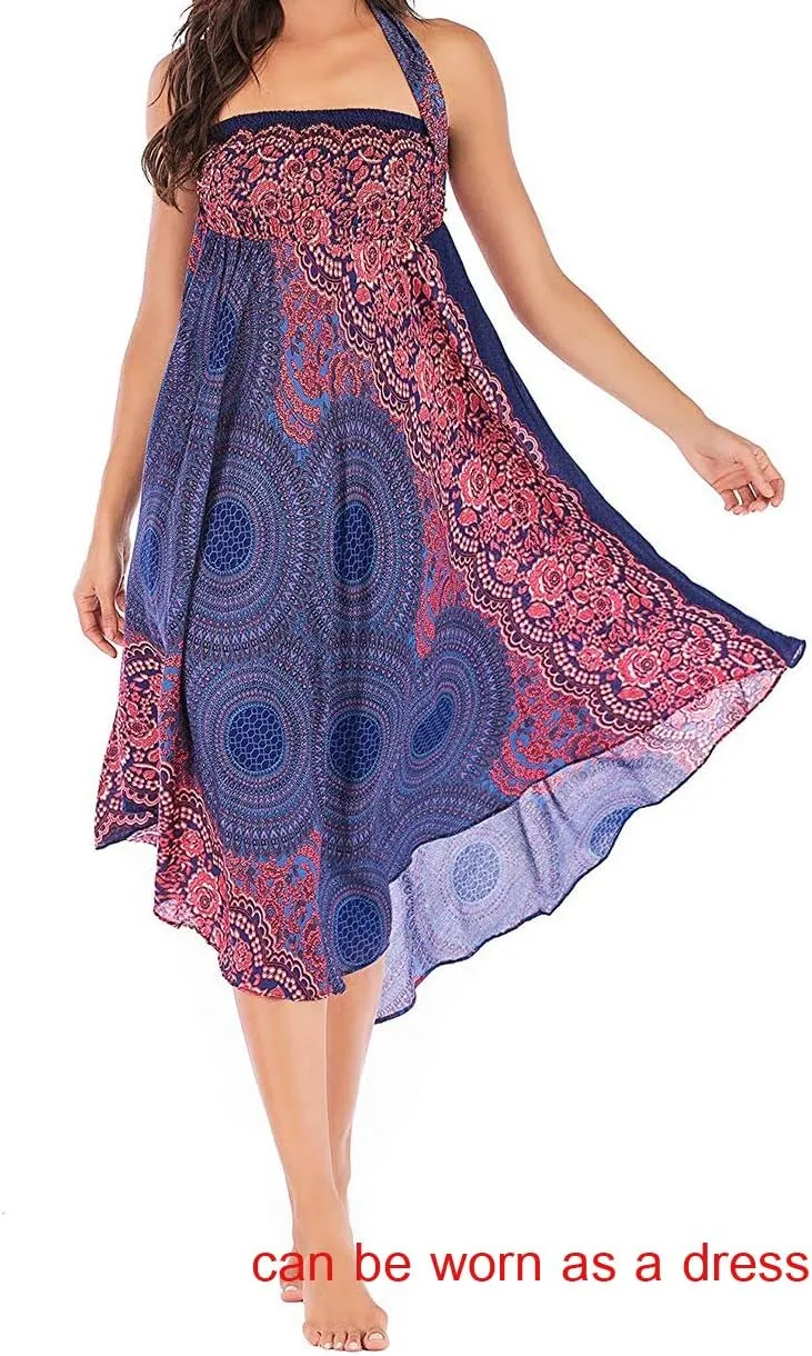 Banjamath Women's Long Bohemian Style Gypsy Boho Hippie Skirt