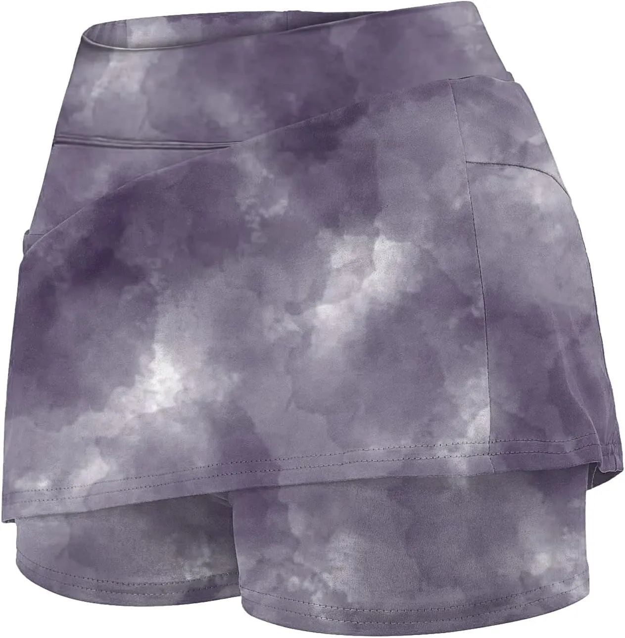 cooki Women's Mini Tennis Skirt 2025 Athletic Cute High Waisted Tie Dye Golf Skorts Summer Casual Lightweight Workout Shorts