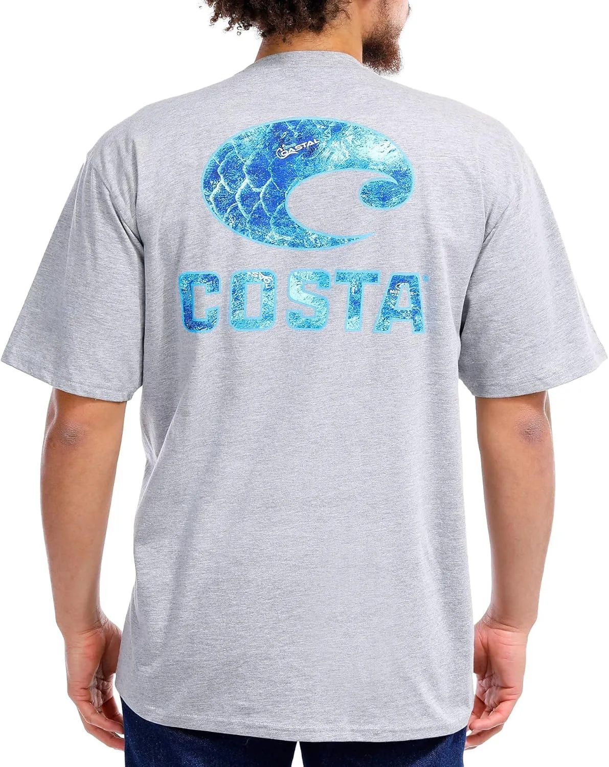 Costa Del Mar Men's Mossy Oak Coastal Short Sleeve Crewneck T-Shirt