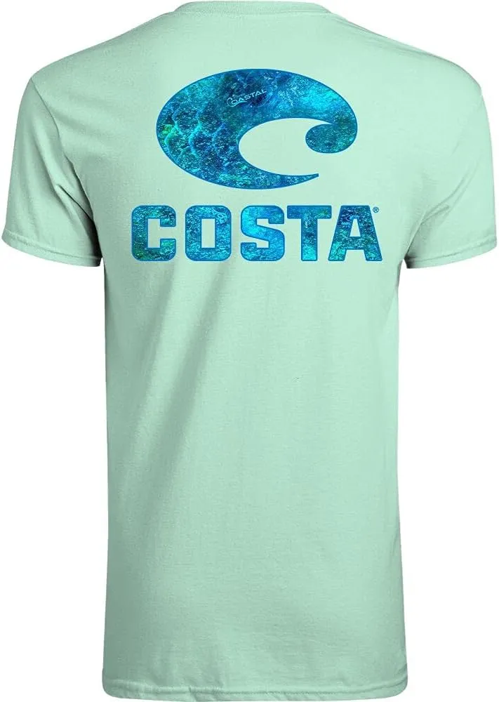 Costa Del Mar Men's Mossy Oak Coastal Short Sleeve Crewneck T-Shirt