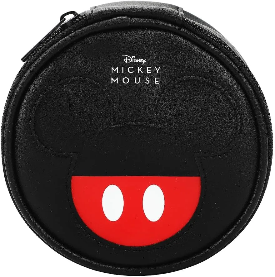 Disney Mickey Mouse Ears & Shorts Black 5" Cosmetic Toiletry Bag
