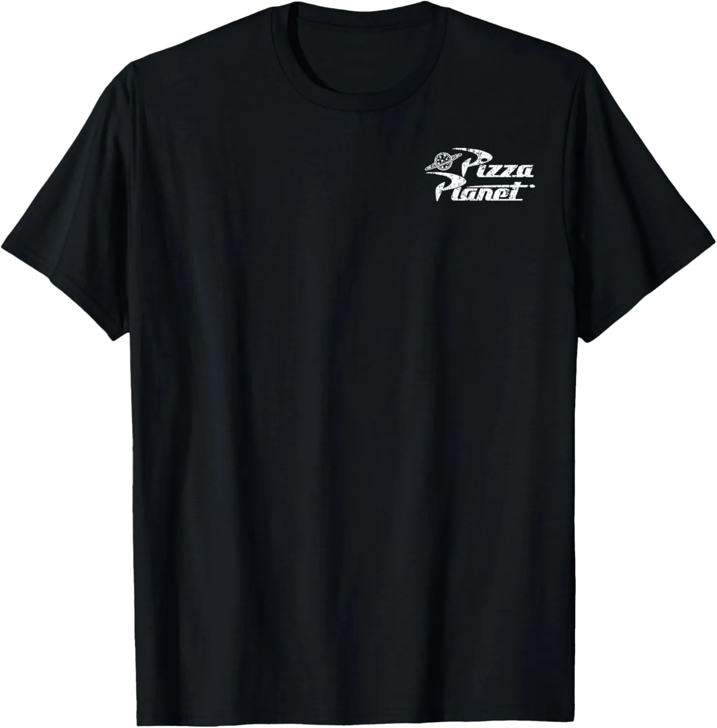 Disney Pixar Toy Story Pizza Planet Left Chest Logo T-Shirt