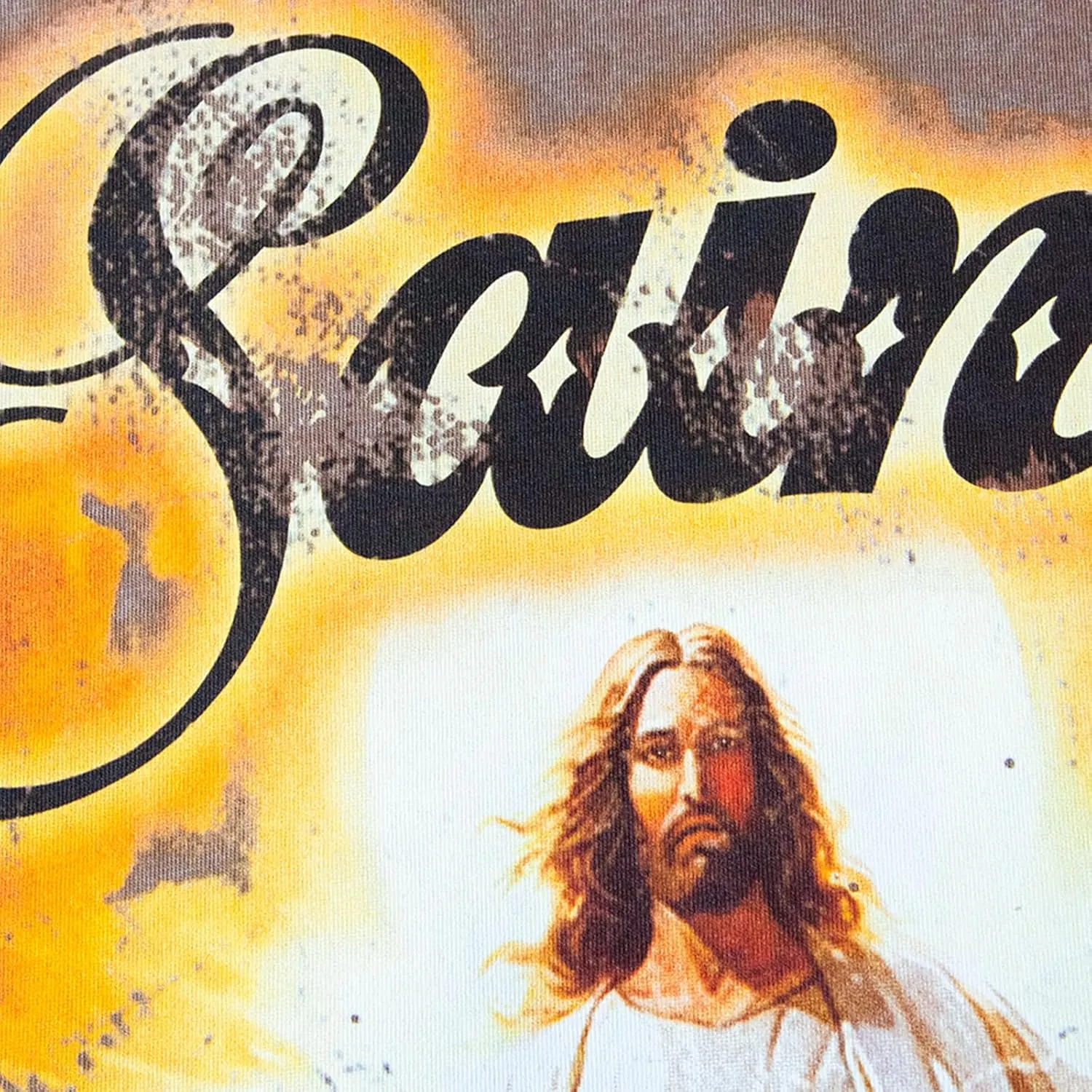 DONCARE Cotton Crew Neck Cross Jesus Western Style Unisex Summer Casual Short Sleeve