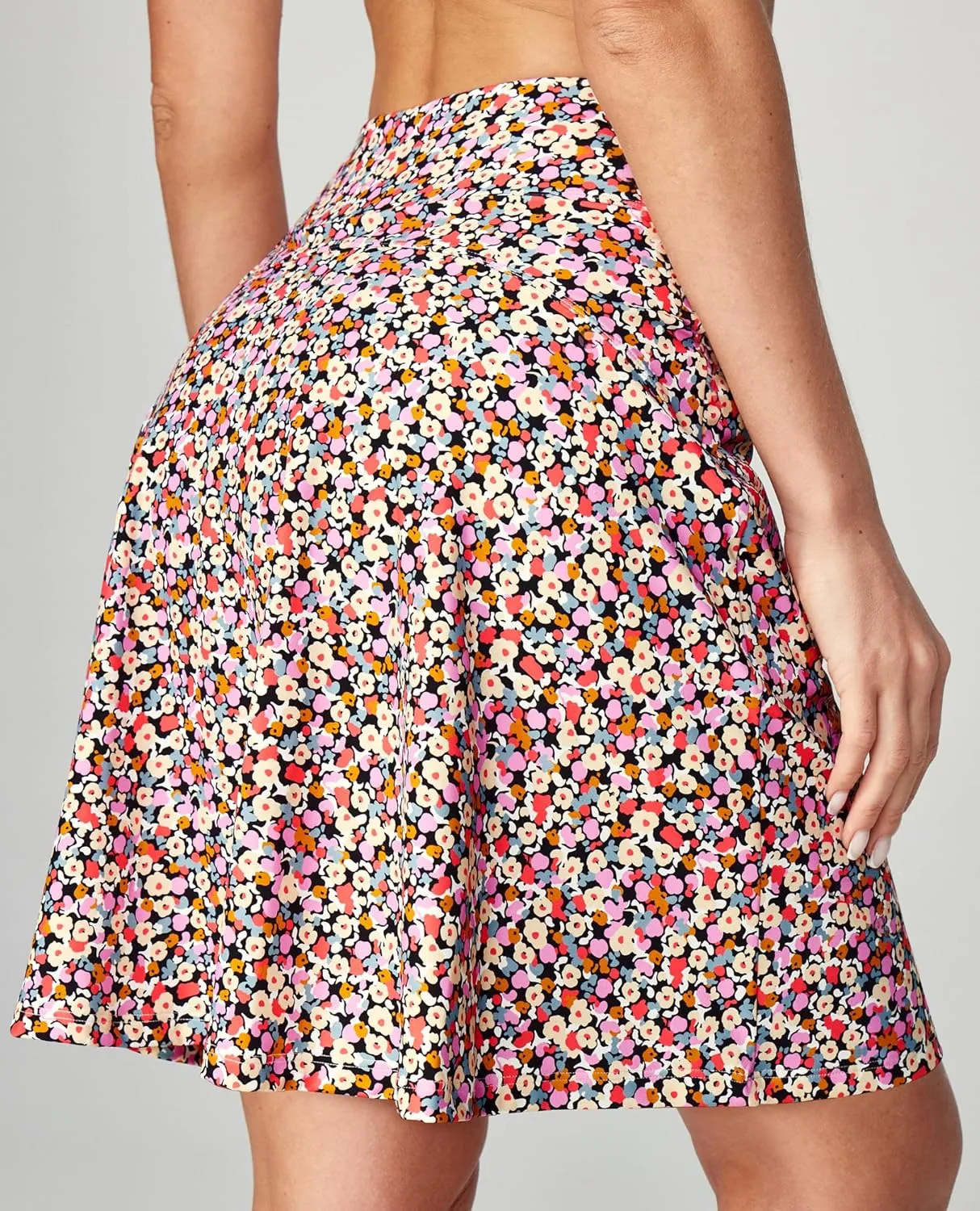 Ewedoos 20" Knee Length Skorts Skirts for Women with Pockets Golf Tennis Skirt High Waisted Athletic Skorts Casual Summer