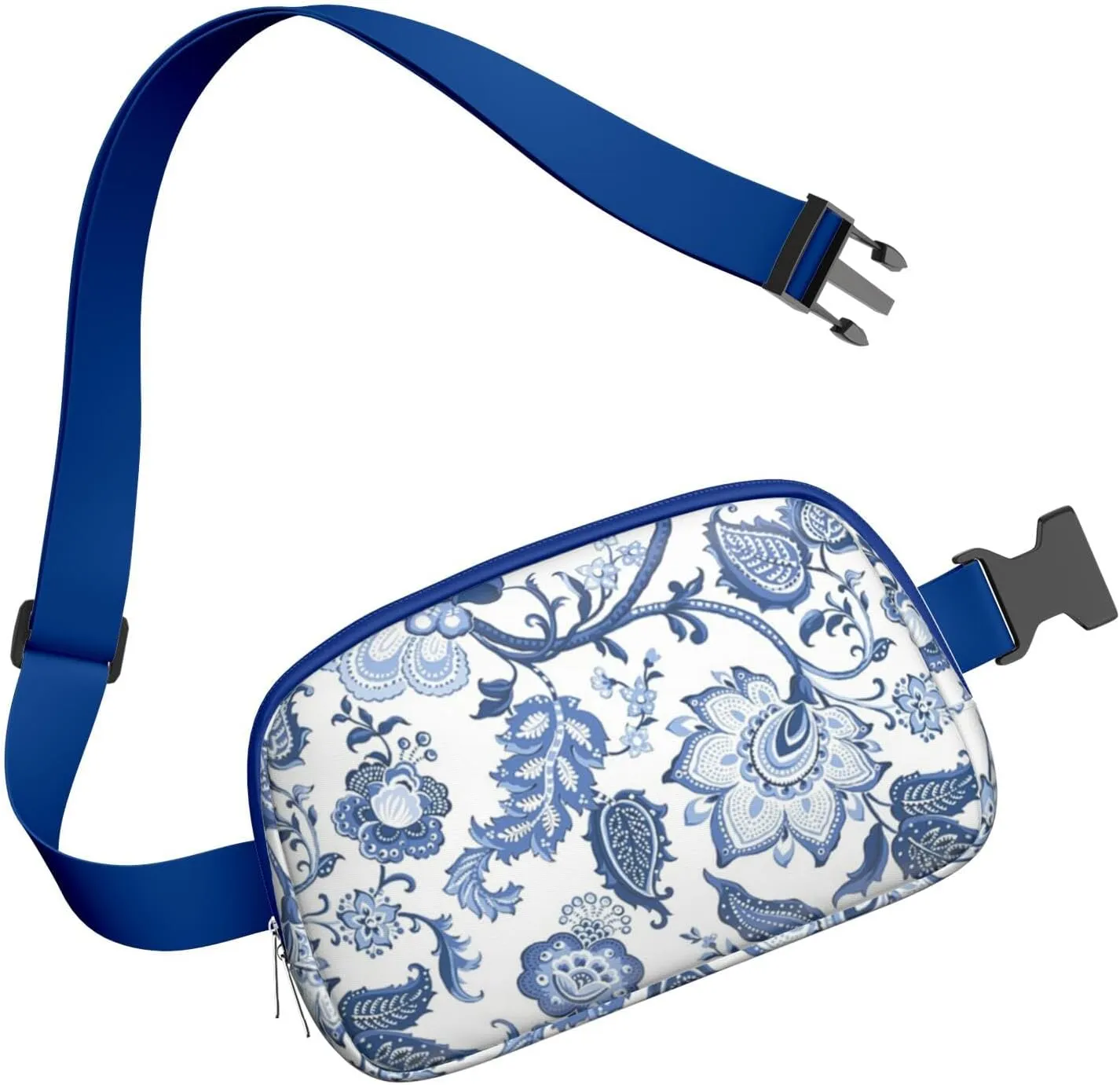 Fanny Pack for Women,Mini Waterproof Floral theme Belt Bag,Fashionable Crossbody,Cute Everywhere Belt Bags Fanny Pack for Hiking,Travel.