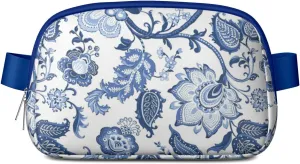 Fanny Pack for Women,Mini Waterproof Floral theme Belt Bag,Fashionable Crossbody,Cute Everywhere Belt Bags Fanny Pack for Hiking,Travel.