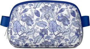 Fanny Pack for Women,Mini Waterproof Floral theme Belt Bag,Fashionable Crossbody,Cute Everywhere Belt Bags Fanny Pack for Hiking,Travel.