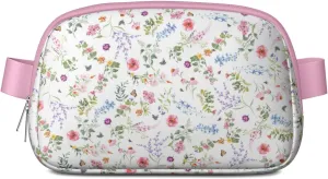 Fanny Pack for Women,Mini Waterproof Floral theme Belt Bag,Fashionable Crossbody,Cute Everywhere Belt Bags Fanny Pack for Hiking,Travel.