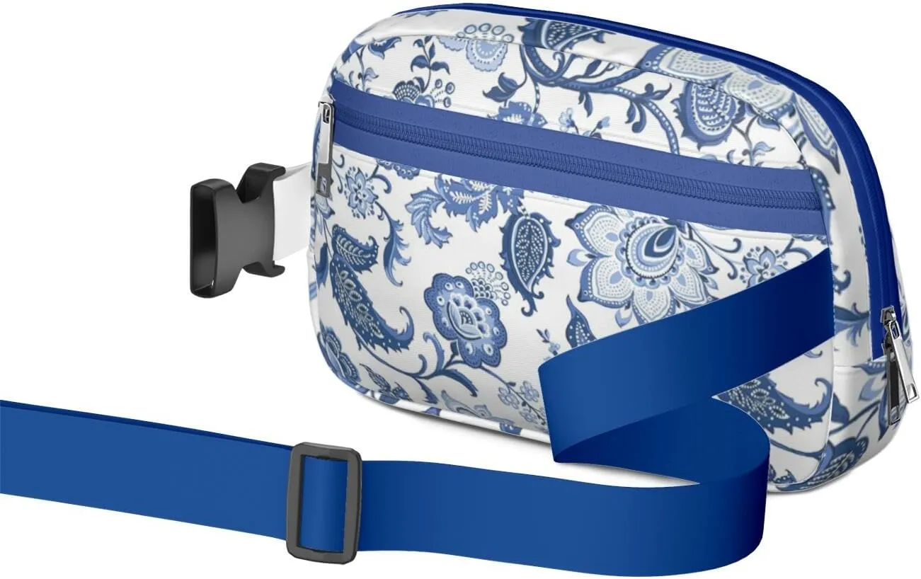 Fanny Pack for Women,Mini Waterproof Floral theme Belt Bag,Fashionable Crossbody,Cute Everywhere Belt Bags Fanny Pack for Hiking,Travel.
