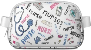 Fanny Pack for Women,Mini Waterproof Nurse theme Belt Bag,Fashionable Crossbody,Cute Everywhere Belt Bags Fanny Pack for Hiking, Travel.