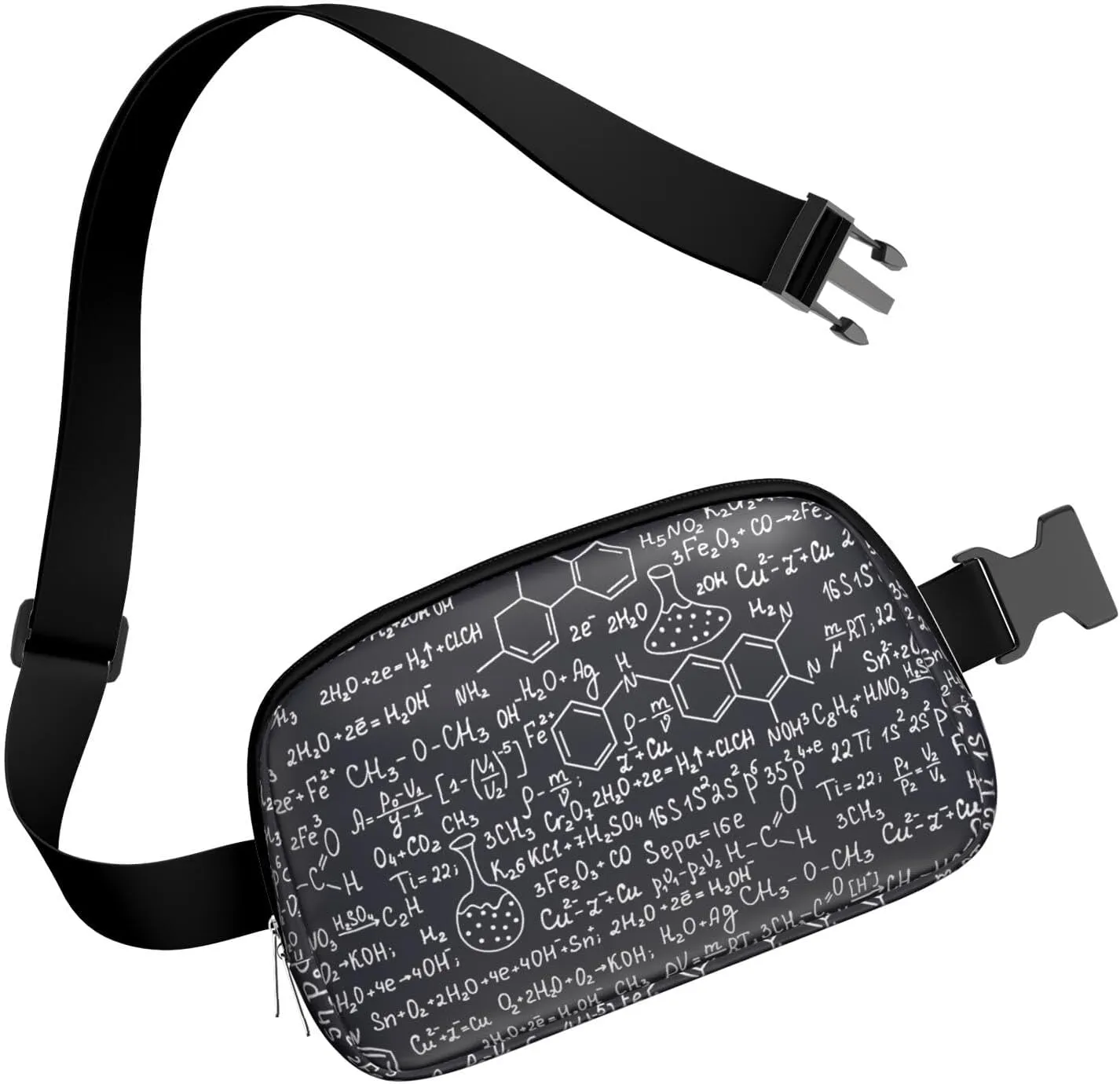 Fanny Pack for Women,Mini Waterproof Science theme Belt Bag,Fashionable Crossbody,Cute Everywhere Belt Bags Fanny Pack for Hiking,Travel.