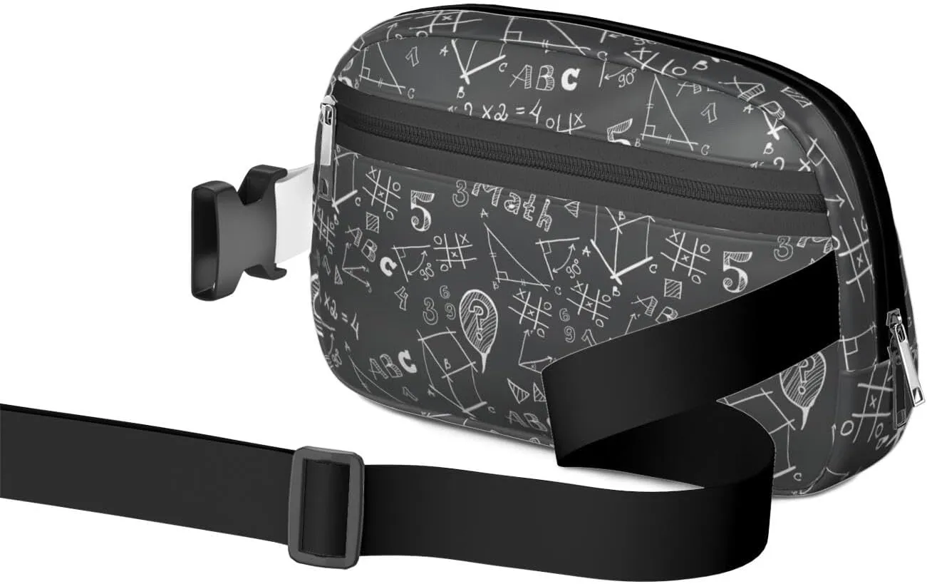 Fanny Pack for Women,Mini Waterproof Science theme Belt Bag,Fashionable Crossbody,Cute Everywhere Belt Bags Fanny Pack for Hiking,Travel.