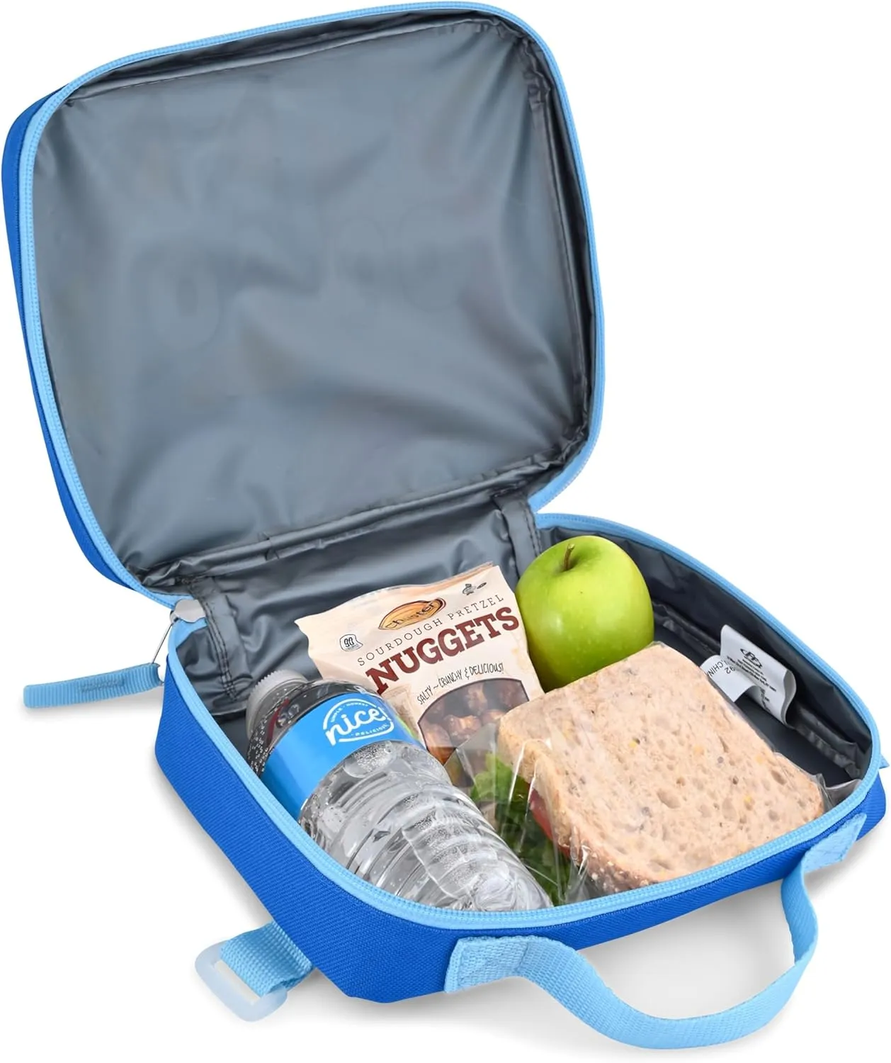 Fast Forward Bluey Backpack with Lunch Box for Kids | Insulated Lunch Bag for Boys, Girls, Toddlers | Backpack for School and Reusable Lunchbox