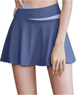 Flowy Skirts for Women High Waisted Solid Color Athletic Ruffle Pleated Skirt Trending Cute Dance Skirts for Tennis
