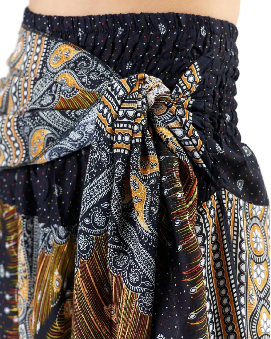 Happy Trunks Long Skirts for Women Boho Clothes for Women Maxi Skirt Hippie Gypsy Bohemian Floral Printed