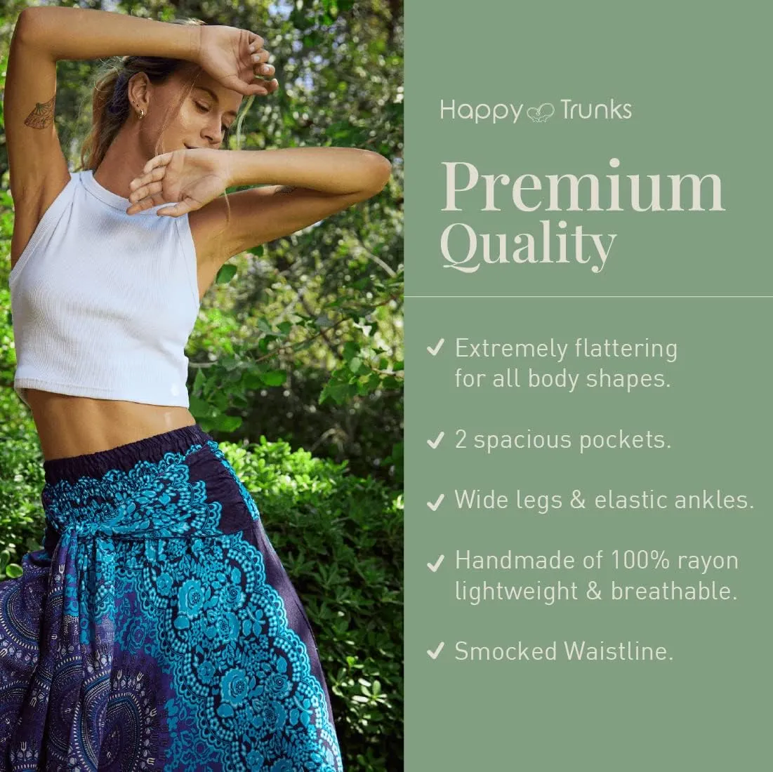 Happy Trunks Long Skirts for Women Boho Clothes for Women Maxi Skirt Hippie Gypsy Bohemian Floral Printed