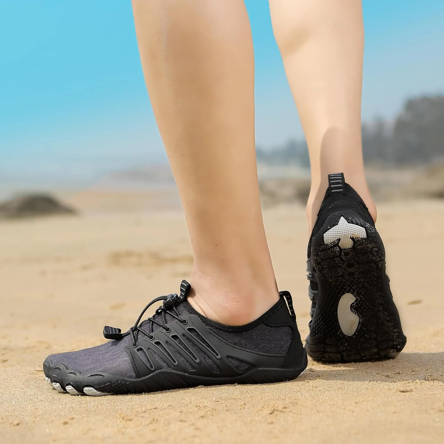 Hike Barefoot Shoes Women,2025 New Hiking Barefoot Shoes for Women Men , Breathable & Non-Slip Athletic Footwear, comfortable breathable zero-drop trail running shoes, Water Shoes Women Men quick-drying non-slip wide-toe box water shoes
