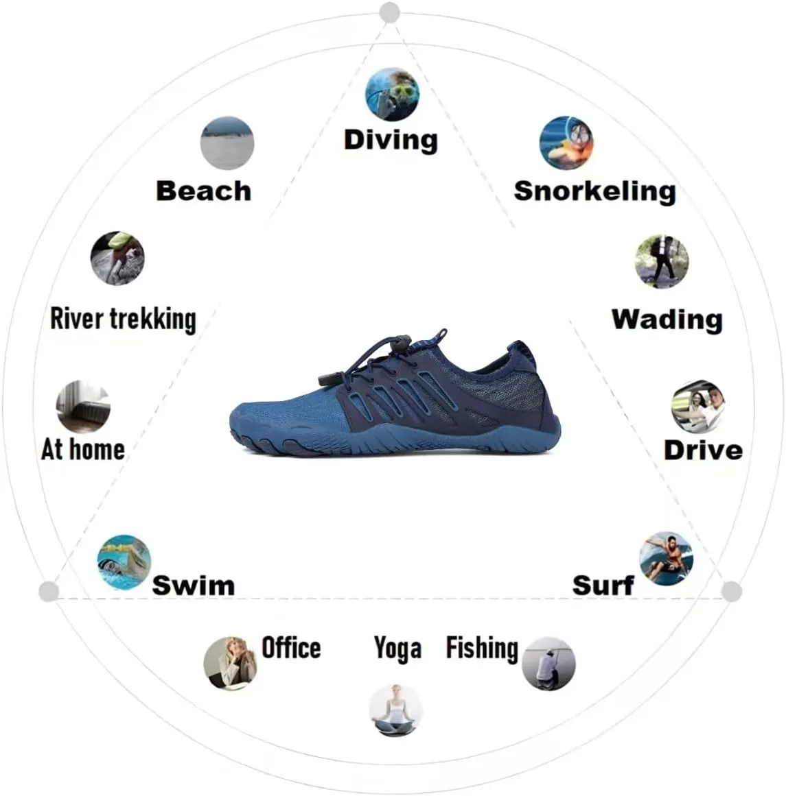 Hike Barefoot Shoes Women,2025 New Hiking Barefoot Shoes for Women Men , Breathable & Non-Slip Athletic Footwear, comfortable breathable zero-drop trail running shoes, Water Shoes Women Men quick-drying non-slip wide-toe box water shoes