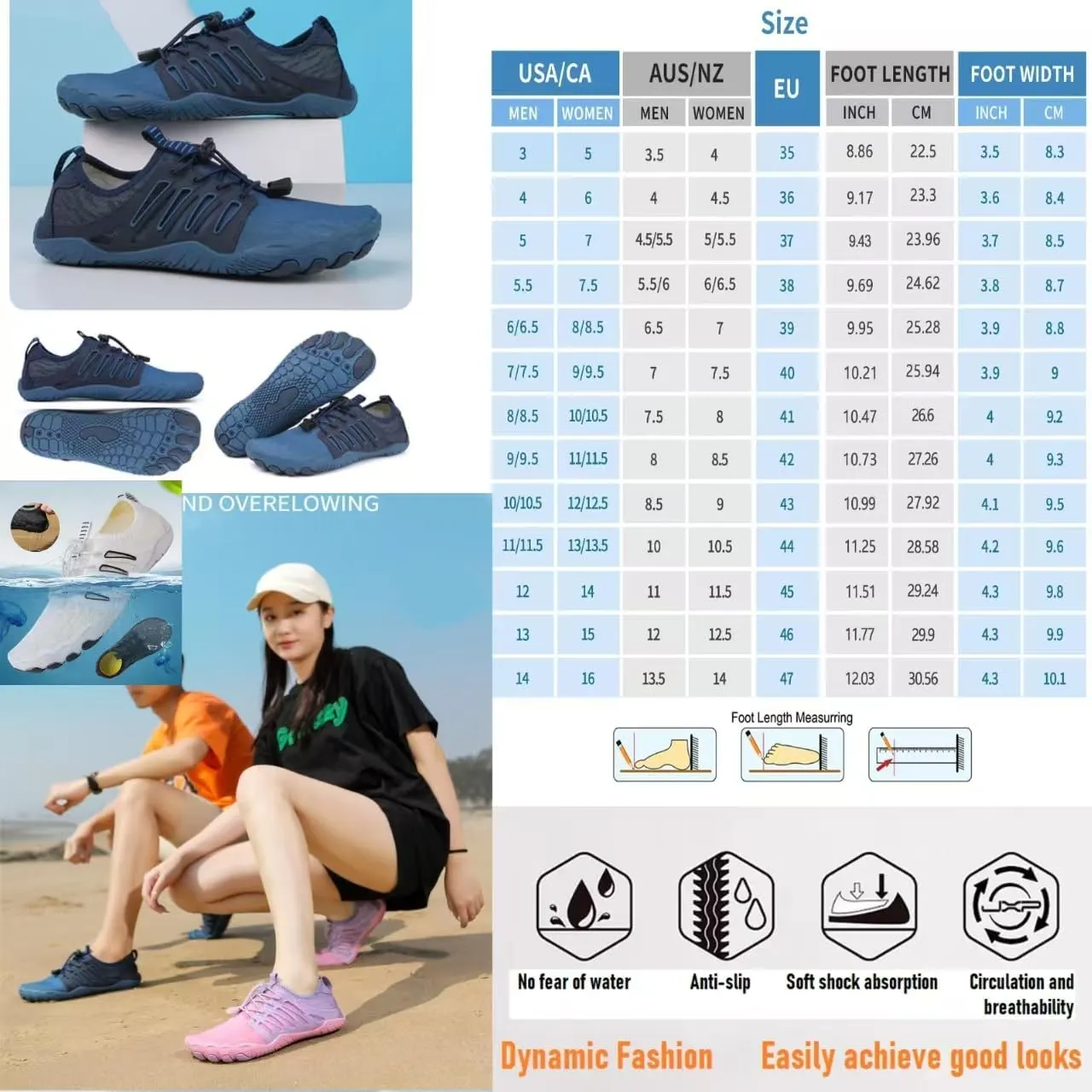 Hike Barefoot Shoes Women,2025 New Hiking Barefoot Shoes for Women Men , Breathable & Non-Slip Athletic Footwear, comfortable breathable zero-drop trail running shoes, Water Shoes Women Men quick-drying non-slip wide-toe box water shoes