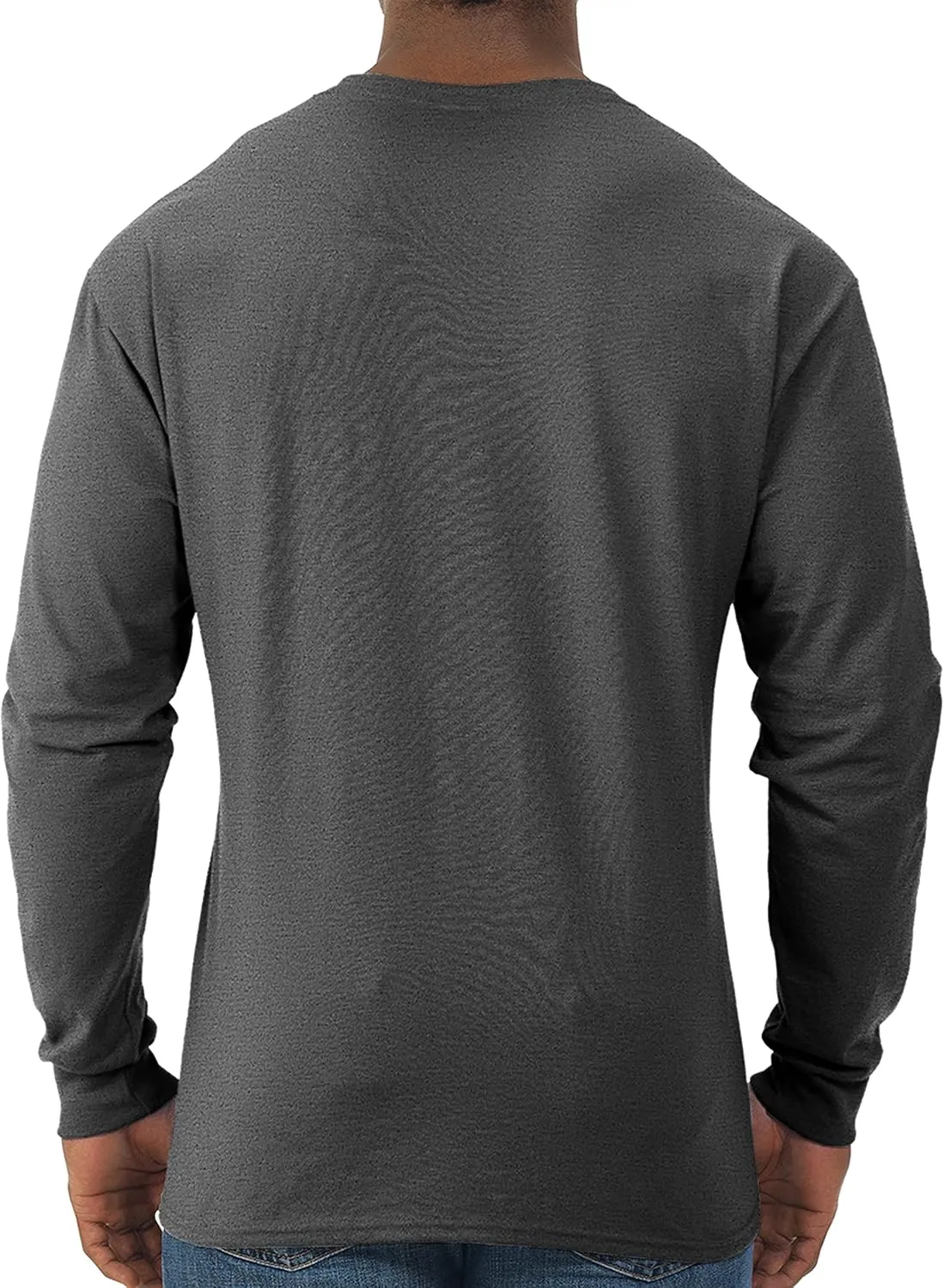 Jerzees Men's Dri-Power Cotton Blend Long Sleeve Tees, Moisture Wicking, Odor Protection, UPF 30 , Sizes S-3x