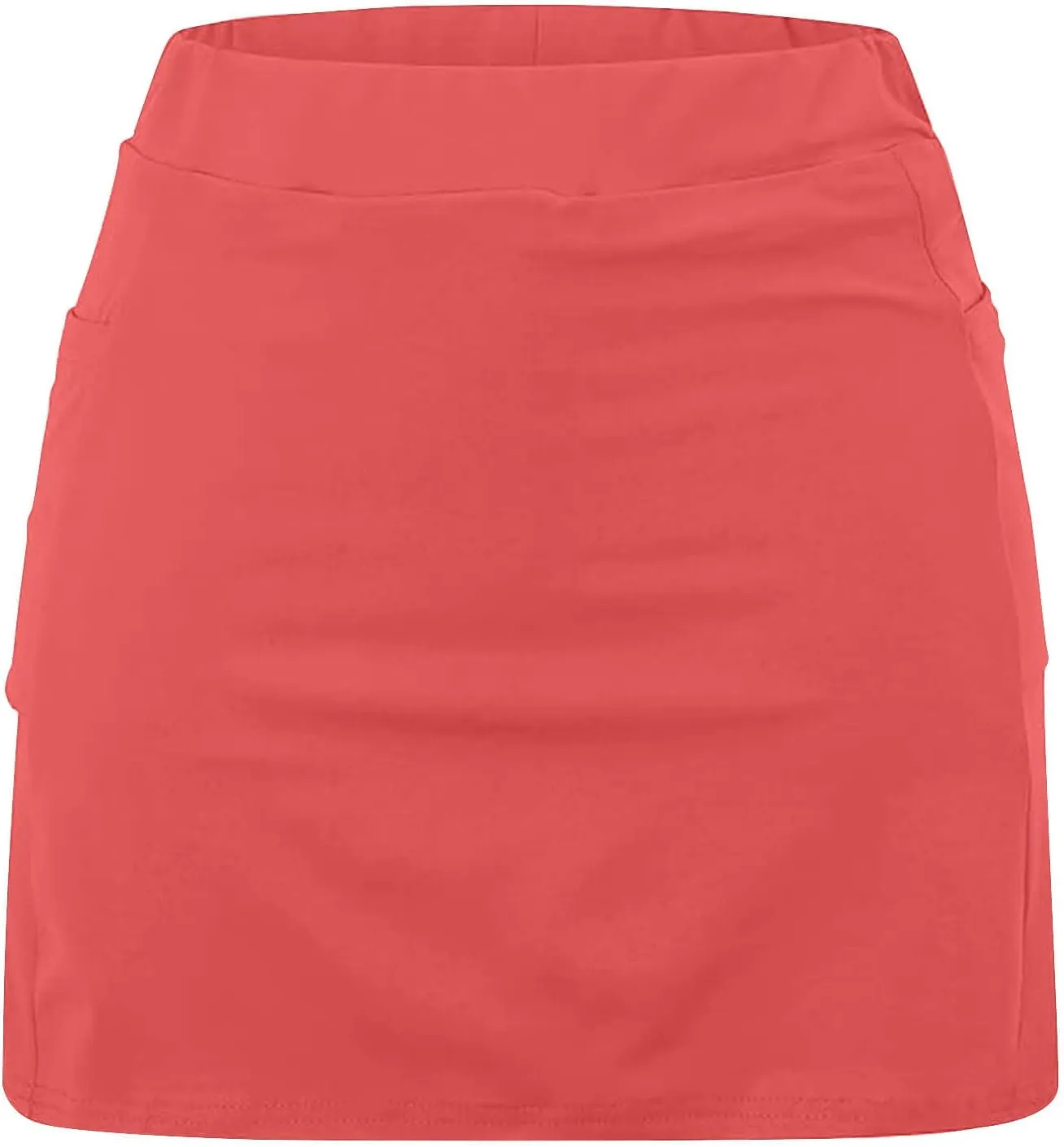 JIEMUXIU Skorts for Woman Tummy Control Plus Size Skorts High Waist Athletic Sports Pants Skirt Casual Summer Tennis Skirts