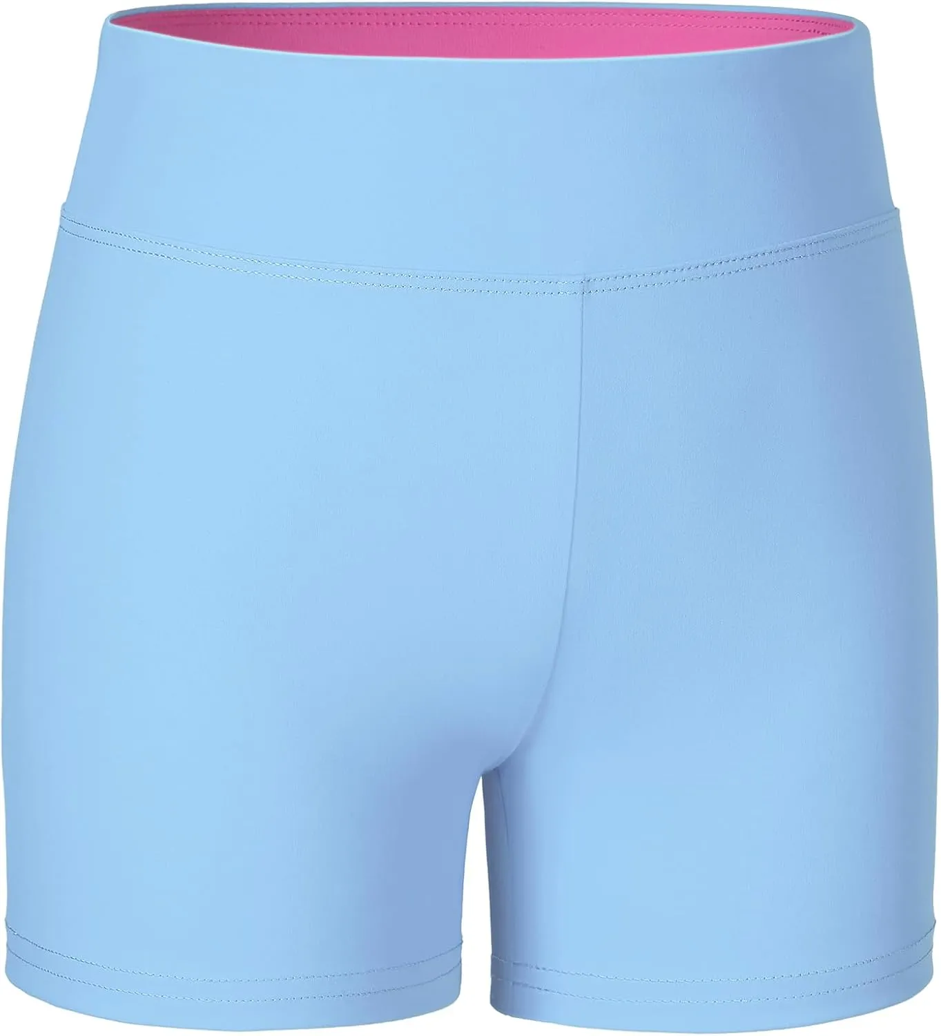 JOCMIC Girls Athletic Shorts Kids Dance High Waisted Yoga Short for Bike Gym Volleyball Running