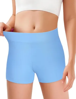 JOCMIC Girls Athletic Shorts Kids Dance High Waisted Yoga Short for Bike Gym Volleyball Running