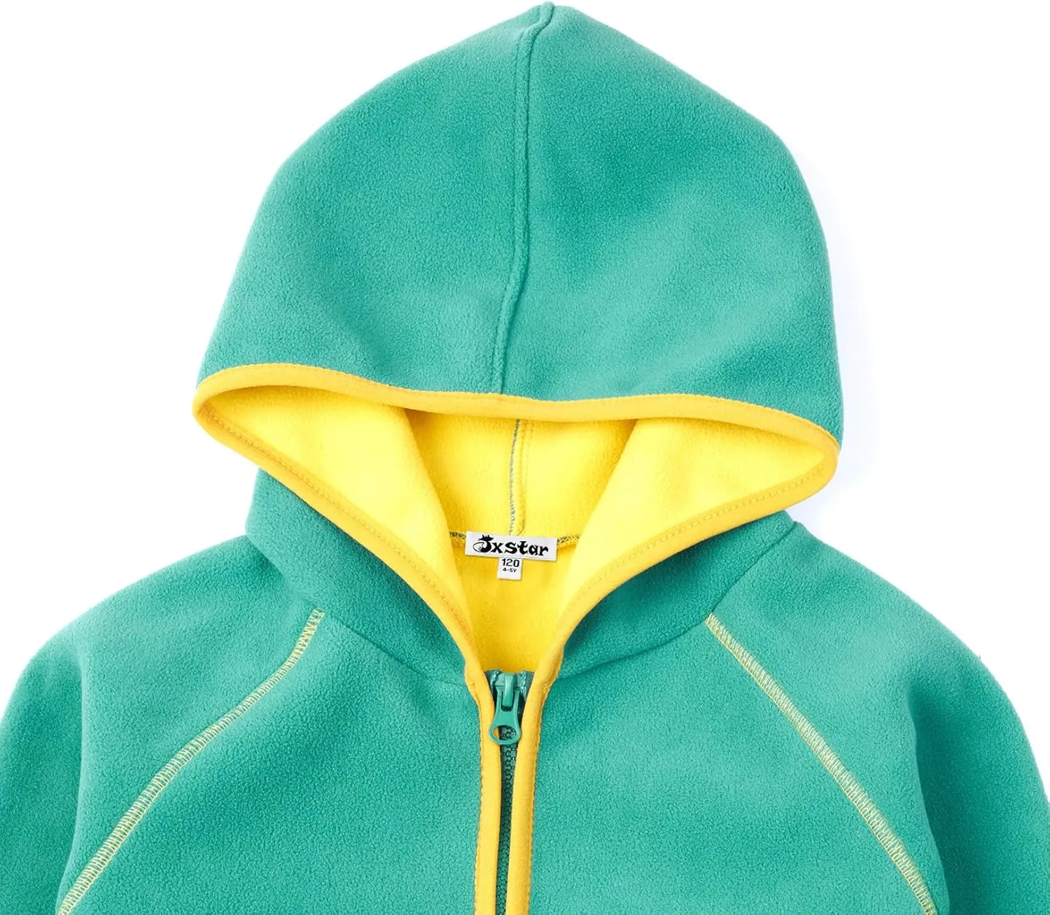 Jxstar Girls Zip-Up Hoodie Kids Fall Winter Warm Sweatshirt Polar Fleece Clothes with Pockets